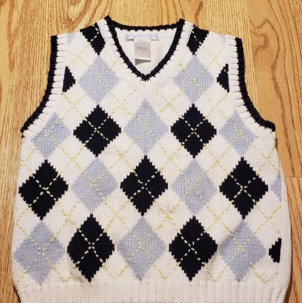 Janie & Jack Boys Sweater Vest Size: 3